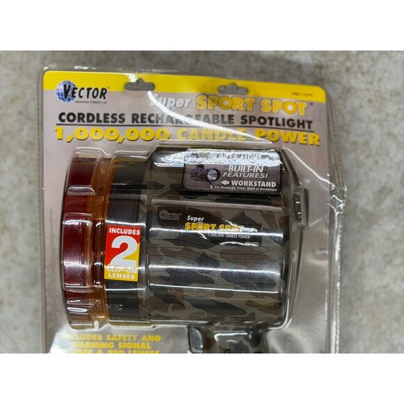 NEW Vector Super Sport Cordless Rechargeable Spotlight Handheld VEC-Series Light - Picture 3 of 7